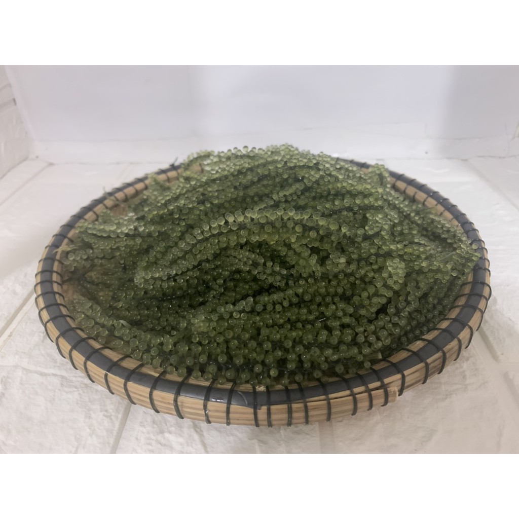 200gr Rong nho tách nước khánh hoà 💖freeship💖 tặng 2 gói sốt mè