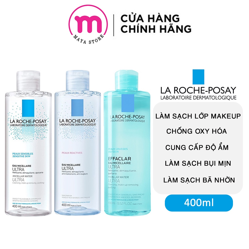 Nước Tẩy Trang La Roche Posay Eau Micellaire Ultra 400ml