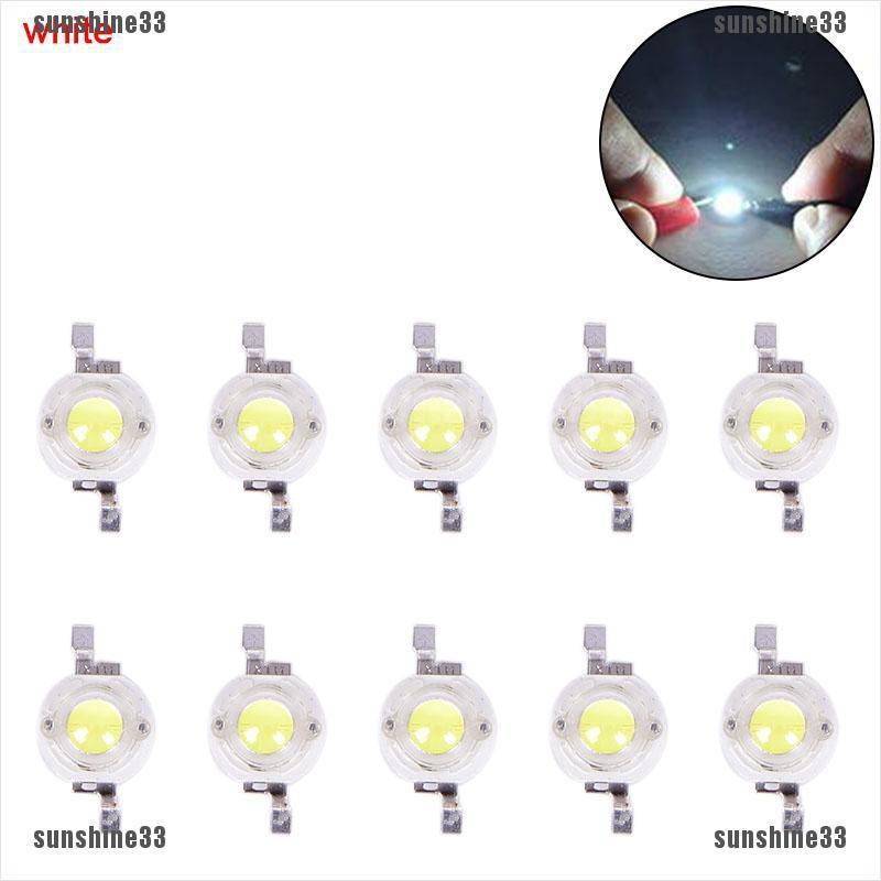 Bộ 10 Bóng Đèn Led 1W Công Suất Cao