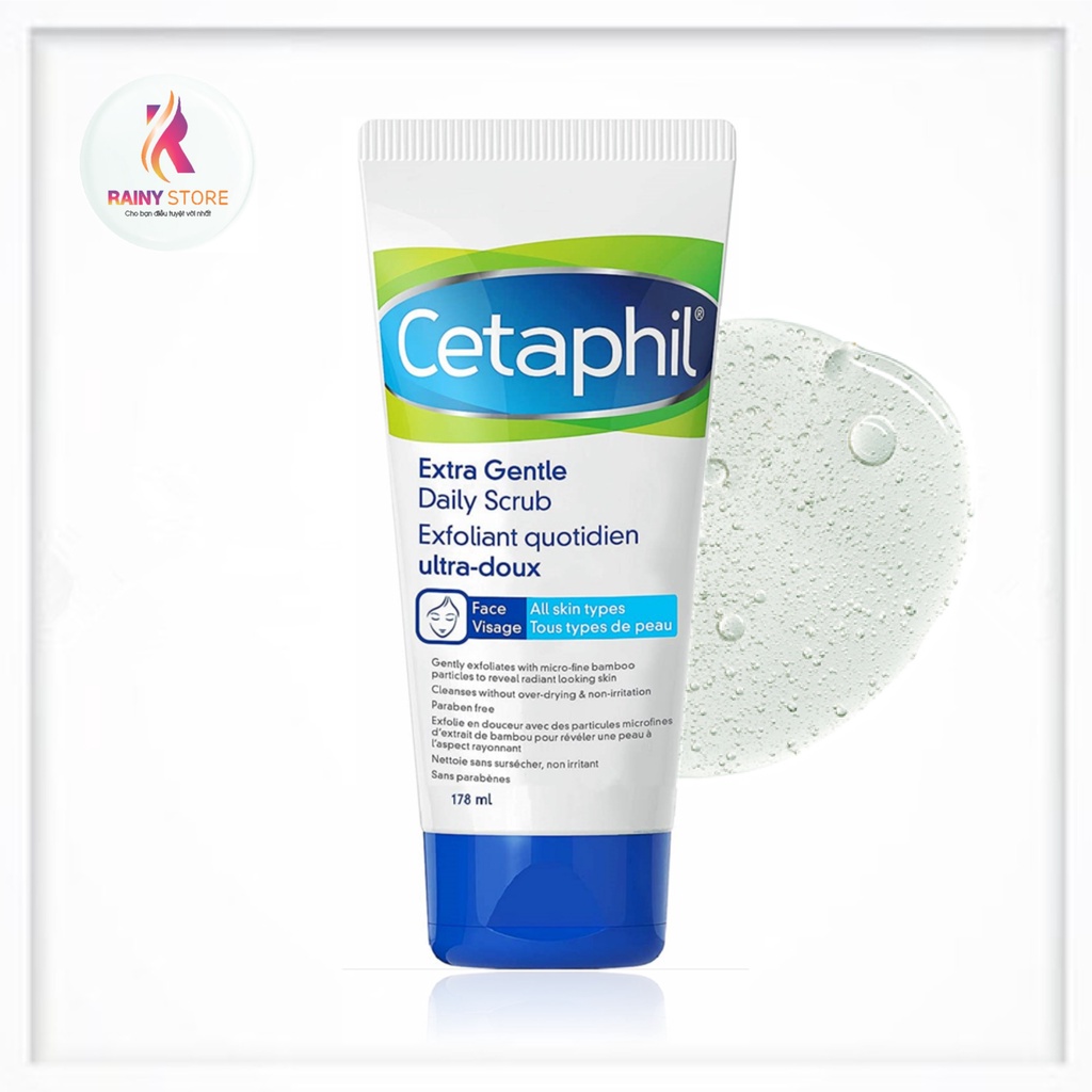 Sữa rửa mặt tẩy tế bào chết Cetaphil Extra Gentle Daily Scrub 178ml