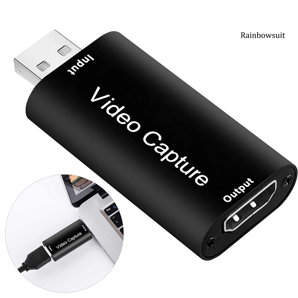 Hộp Thu Tín Hiệu Âm Thanh / Video Hdmi-Compatible Sang Usb 1080p Usb2.0 Hd Live