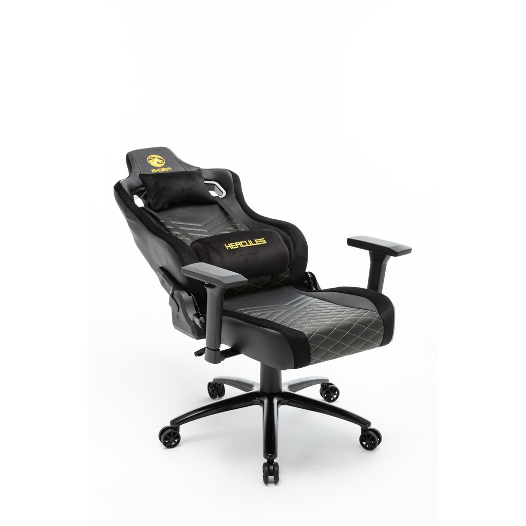 Ghế gaming E-DRA Hercules EGC203 V2 - Bản 2021 - Chân thép - Chất liệu da PU và Foam cao cấp - Bảo hành 12 tháng