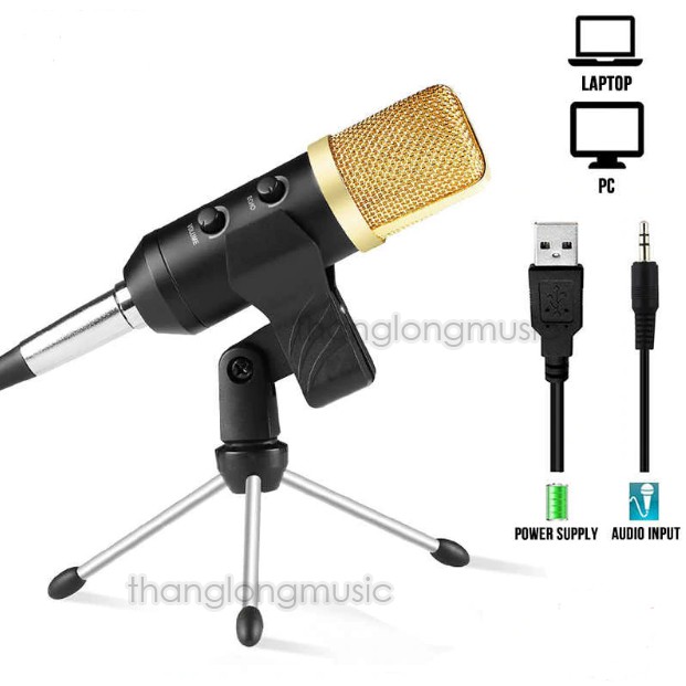 [Chính hãng] Micro USB Glosrik GL750 (chỉ kết nối với máy tính) - Mic thu âm, livestream, chat voice đa năng