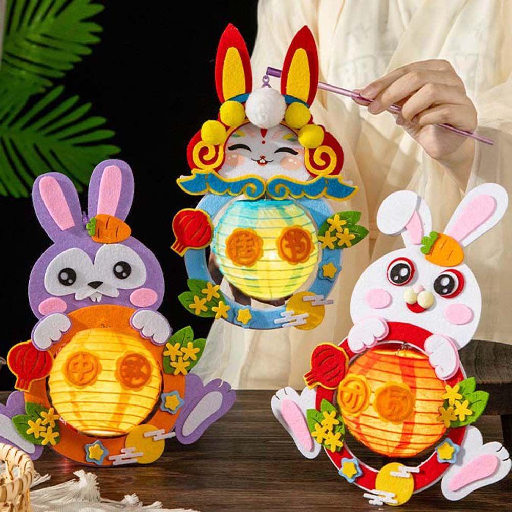 Lồng Đèn Nỉ Trung Quốc Dễ Thương Dùng Trang Trí Nhà Cửa / Lễ Hội DIY