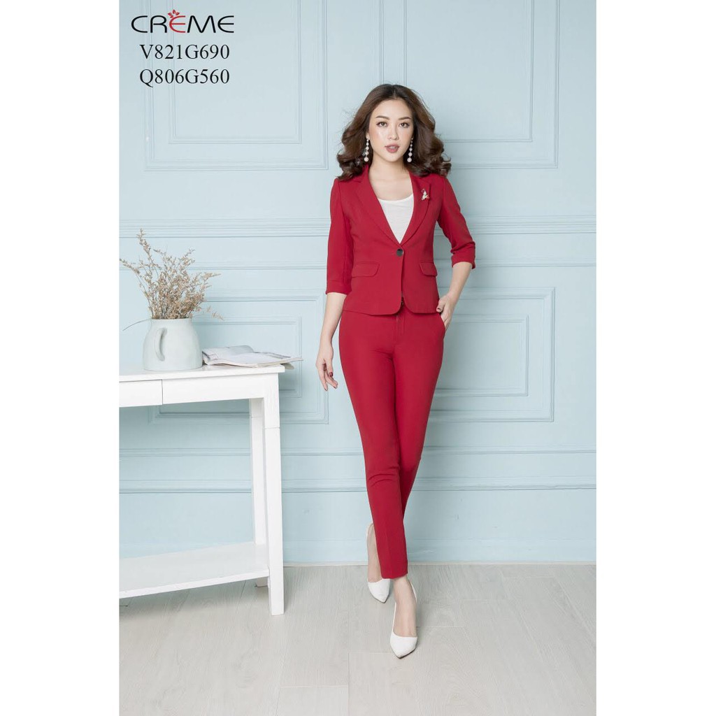 [Mã FAMALLT5 giảm 15% đơn 150k] Áo vest nữ 1 lớp tay lỡ Creme V821 | CREME | BigBuy360 - bigbuy360.vn