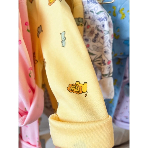 Bộ Đồ Dài Tay Bé Trai, Bé Gái 6-16kg Chất Cotton Xuất Nhật Co Giãn Họa Tiết Nhí Dễ Thuơng - AN.KID