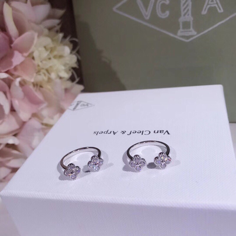 Nhẫn mạ bạc có thể điều chỉnh kích thước