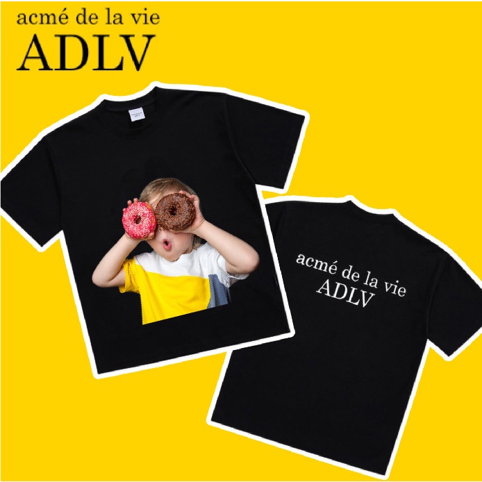 Áo thun tay lỡ form rộng ADLV Acmé de la vie Full Mẫu phong cách hàn quốc HARIQUEEN áo phông nam nữ unisex Freesize 65kg