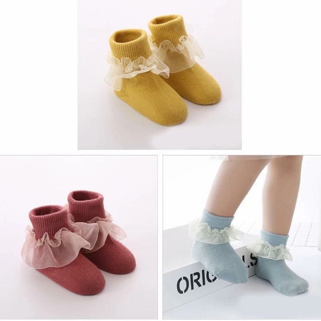 VỚ CHÂN BÉ GÁI (combo 3 đôi)