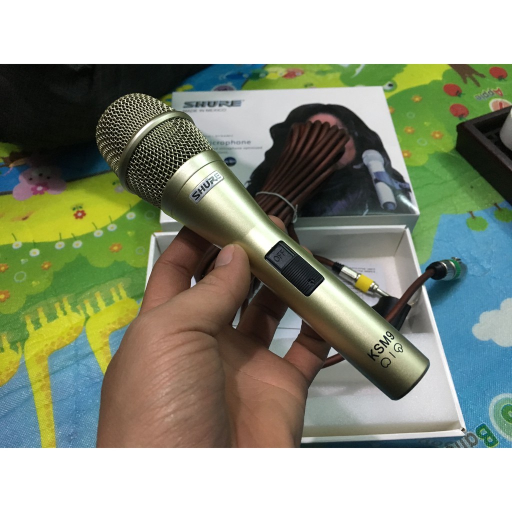 Micro Karaoke Có Dây Shure KSM9 Chuyên Nghiệp