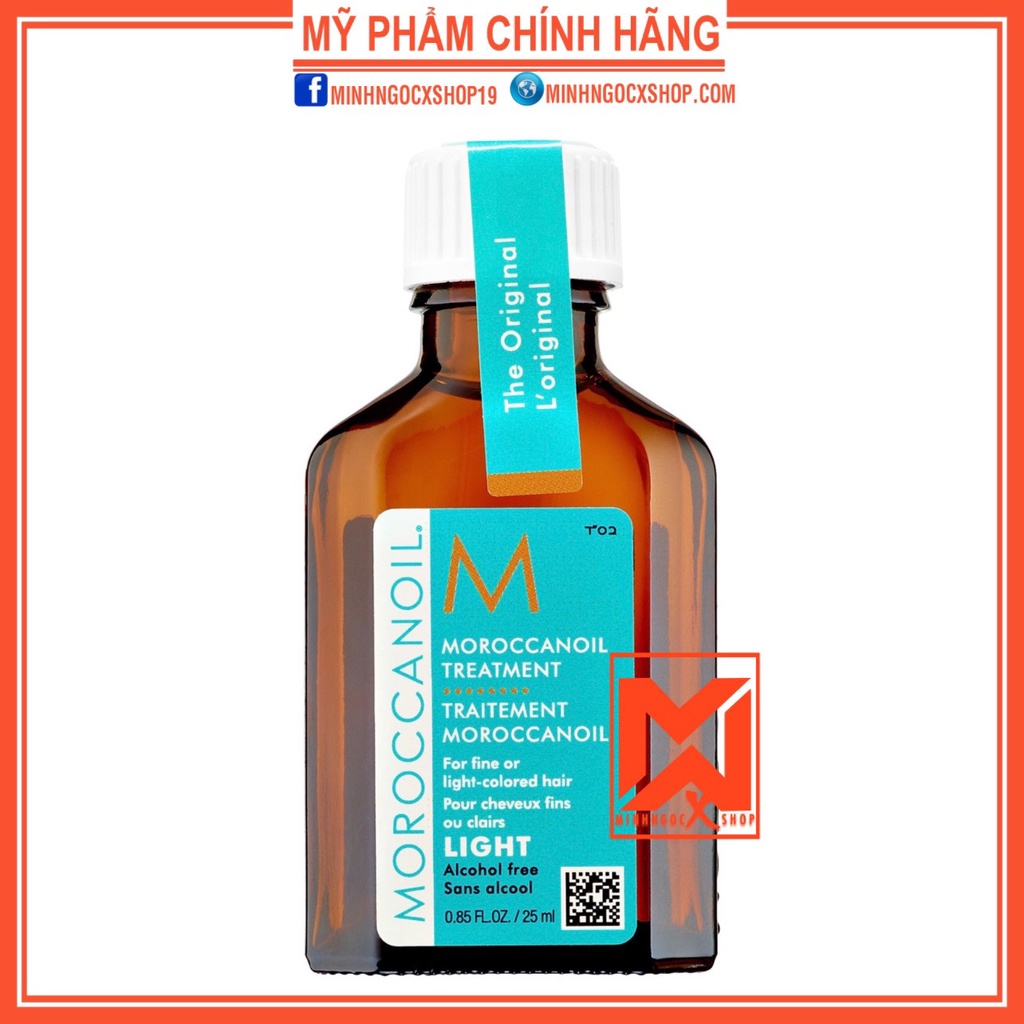 Moroccanoil tinh dầu dưỡng tóc Moroccanoil Treatment 15 - 25 - 100 -  125 - 200ml chính hãng