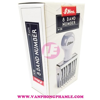 Dấu xoay 8 số cao 7mm shiny n28