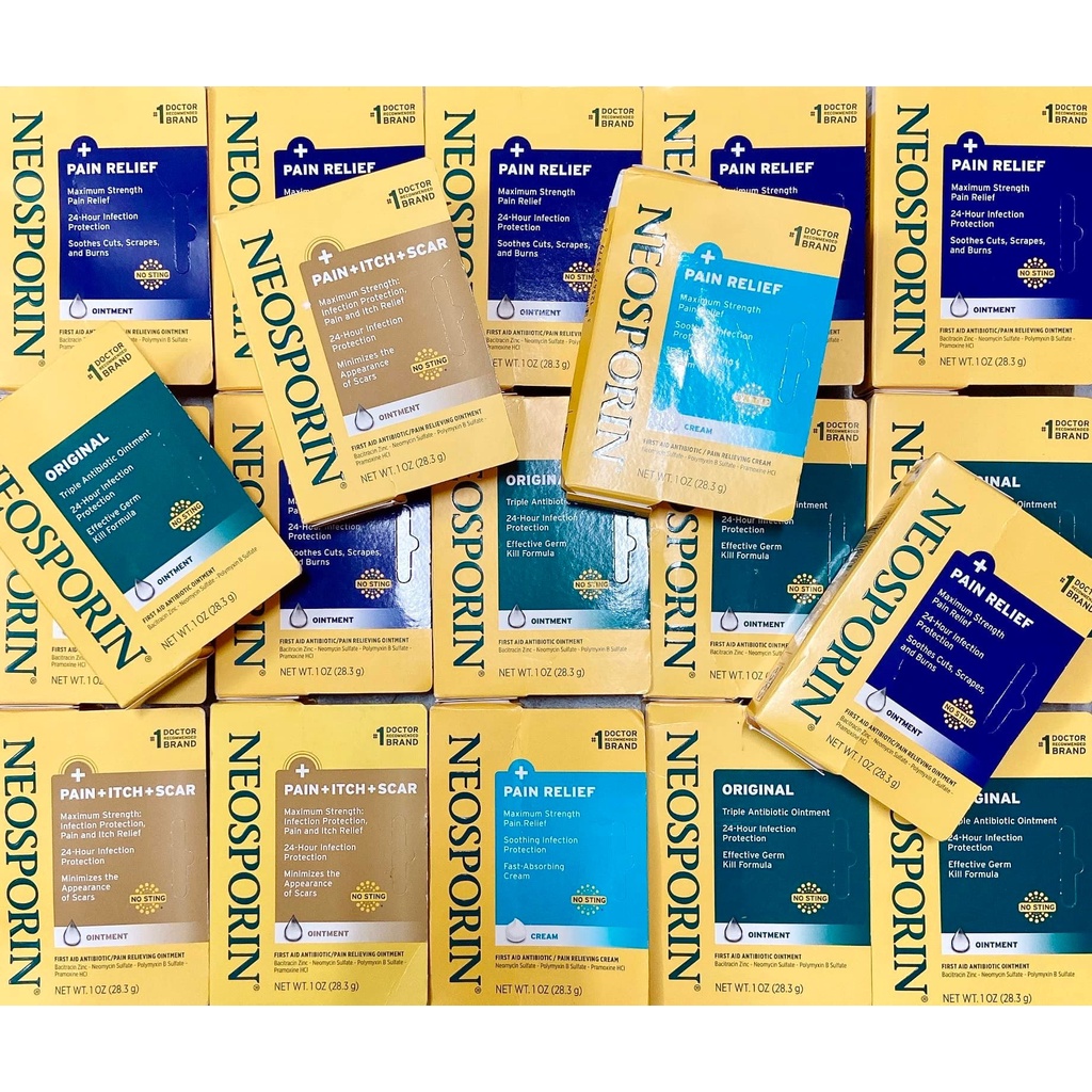 Neosporin kem mỡ đa năng bôi vết thương