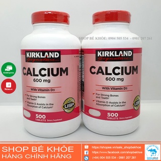 Viên Uống Canxi Kirkland- Calcium + D3 Kirkland 500 thumbnail