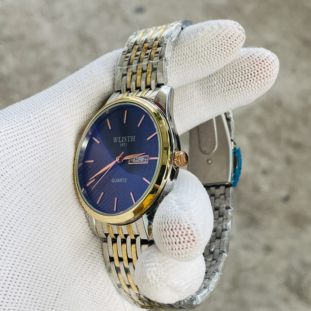 Đồng hồ nam cao cấp dây thép hiệu Wlisth chính hãng (tặng kèm hộp , pin dự phòng và phụ kiện thâu dây) | BigBuy360 - bigbuy360.vn
