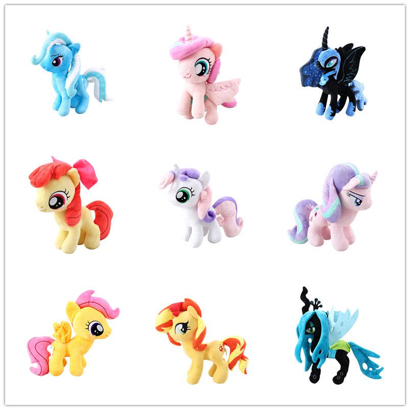 Đồ chơi nhồi bông Hình Con Ngựa Pony Lấp Lánh