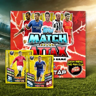 Bộ Sưu Tập 48 Thẻ Cầu Thủ In Album Match Attax 2012-13 Huyền Thoại Ngoại Hạng Anh
