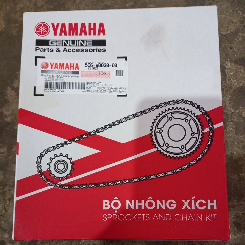 Bộ nhông xích sirius và jupiter chính hãng YAMAHA