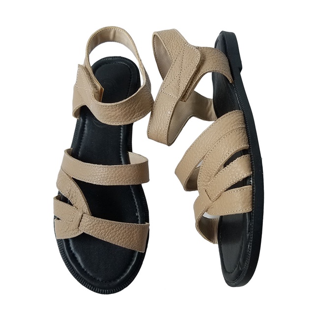 Giày sandal nữ da bò thật BIGBEN cao cấp SDN53