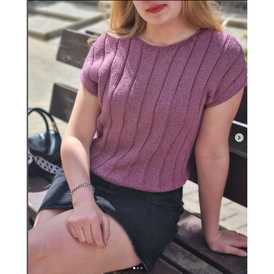 Cuộn sợi cotton kim tuyến Elegance hãng Yarnart đan móc áo khăn mùa hè thu siêu đẹp sang