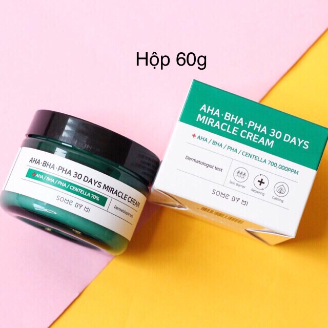 COMBO 2 Hộp Kem Dưỡng Da Some By Mi AHA-BHA-PHA 30 Days Miracle Fullsize 60g