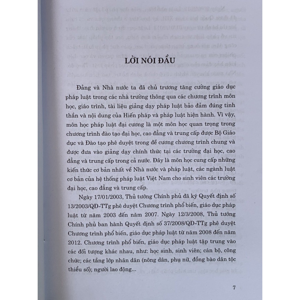 Sách- Pháp luật đại cương - Dùng trong các trường đại học, cao đẳng và trung cấp (xuất bản lần 19, có sửa đổi, bổ sung) | BigBuy360 - bigbuy360.vn