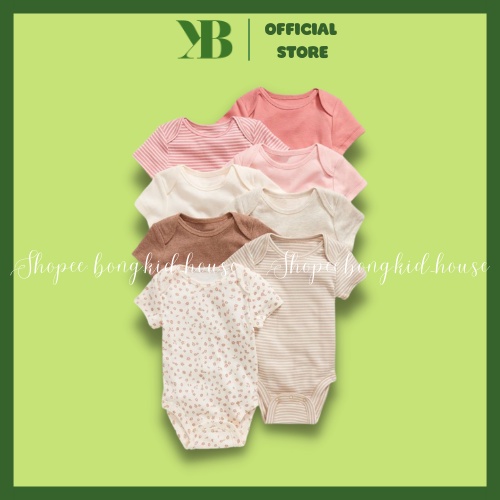Bodysuit, body chip tay ngắn xuất dư chuẩn hãng giá tốt cho bé trai, bé gái mẫu mới 2022, được chọn mẫu