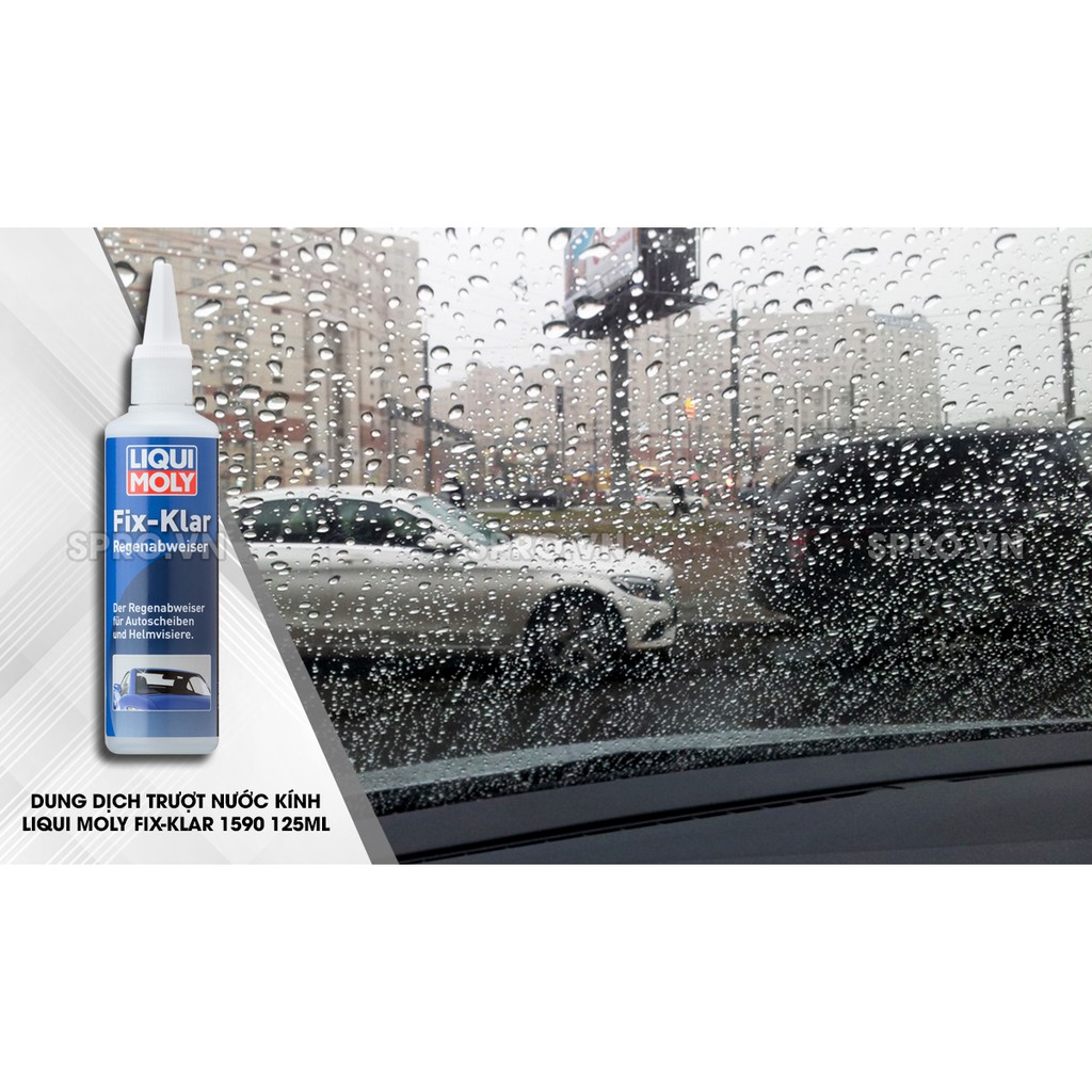 DUNG DỊCH CHỐNG NƯỚC MƯA LIQUI MOLY CLEARVIEW FIX- KLAR CHO NÓN BẢO HIỂM, KÍNH XE - GERMANY