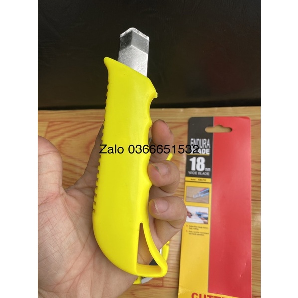 DAO RỌC GIẤY KÈM LƯỠI 18mm loại to sẵn hàng ship hoả tốc gò vấp hcm