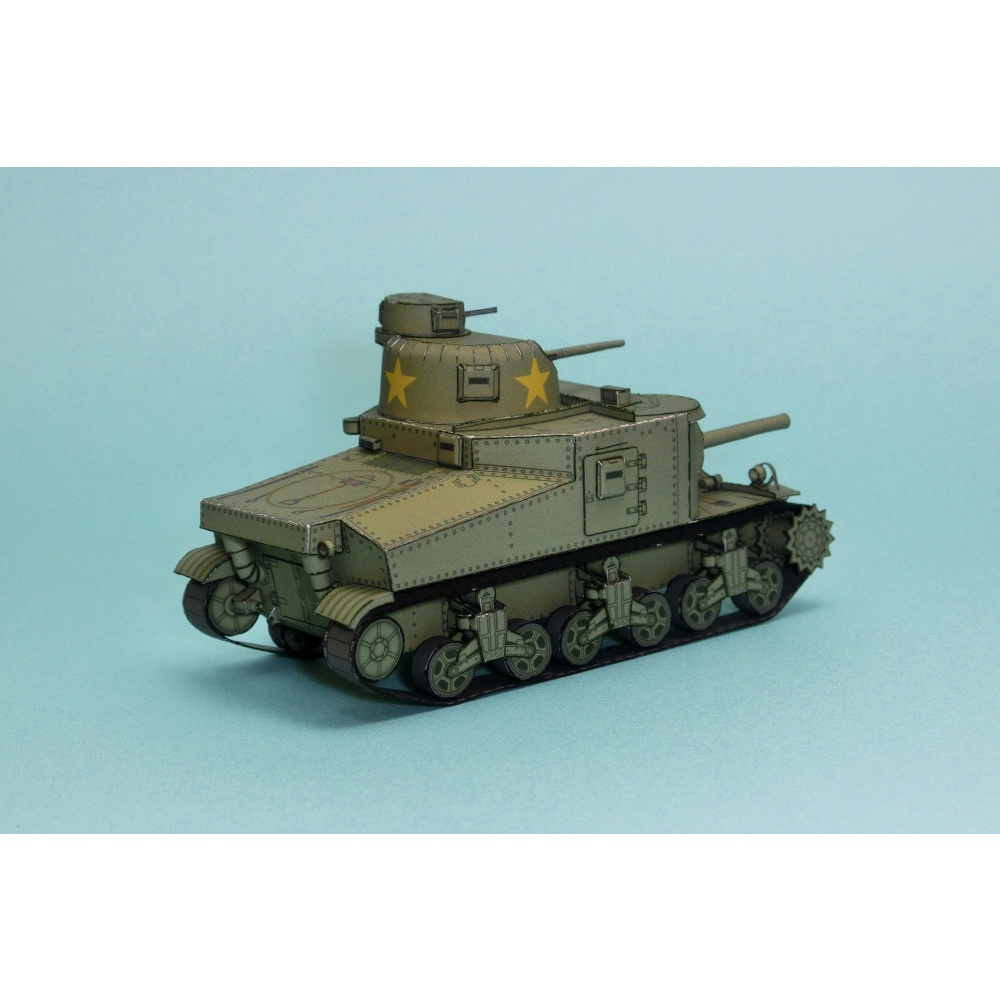 Mô hình giấy 3D  xe tank M3 Lee tỉ lệ 1/72