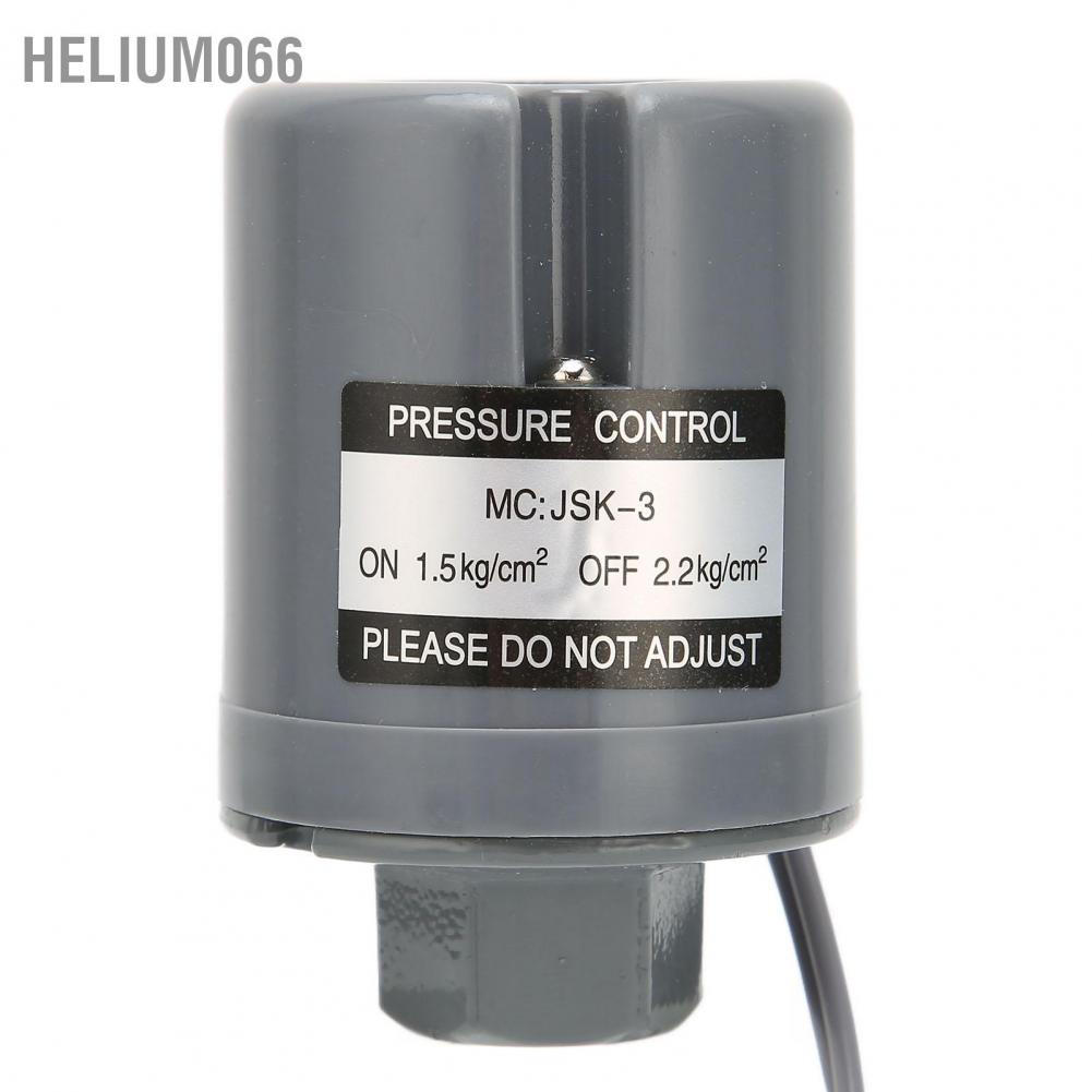 Helium066 Water Pressure Controller Zinc Alloy Booster Pump Switch for Threaded Elbow Tube