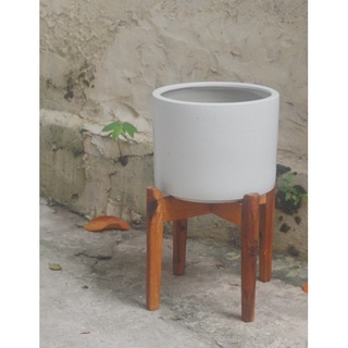 Chân Đế Gỗ Polo - Size L, Kệ Gỗ Để Chậu Cây, Đôn Gỗ Để Chậu Hoa Trang Trí, TP HCM