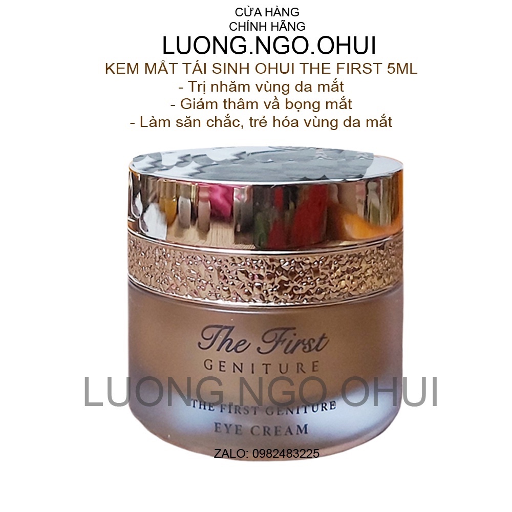 [Date 2024] Kem mắt tái sinh Ohui The First giảm nhăn thâm bọng mắt, trẻ hóa vùng da mắt - Ohui The First Eye Cream 5ml