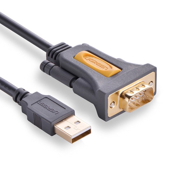 Cáp chuyển đổi USB 2.0 ra COM RS232 Ugreen 20222 (dài 2m)