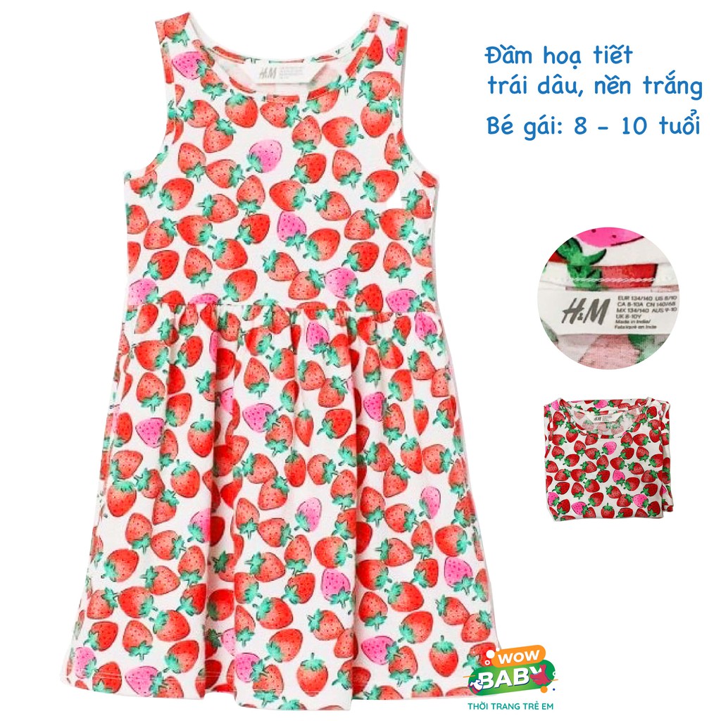 Đầm H&M bé gái xách tay