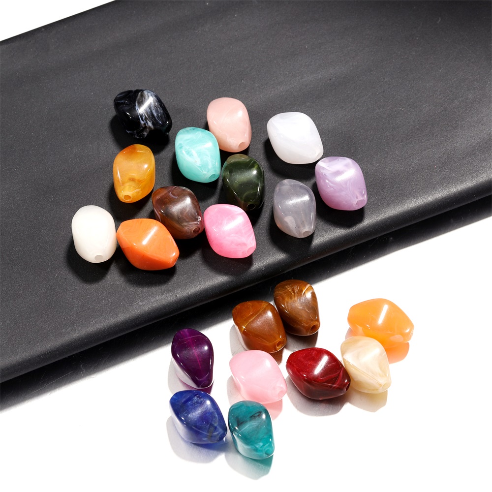 30 Hạt Xỏ Lỗ 12 * 18mm Để Làm Trang Sức