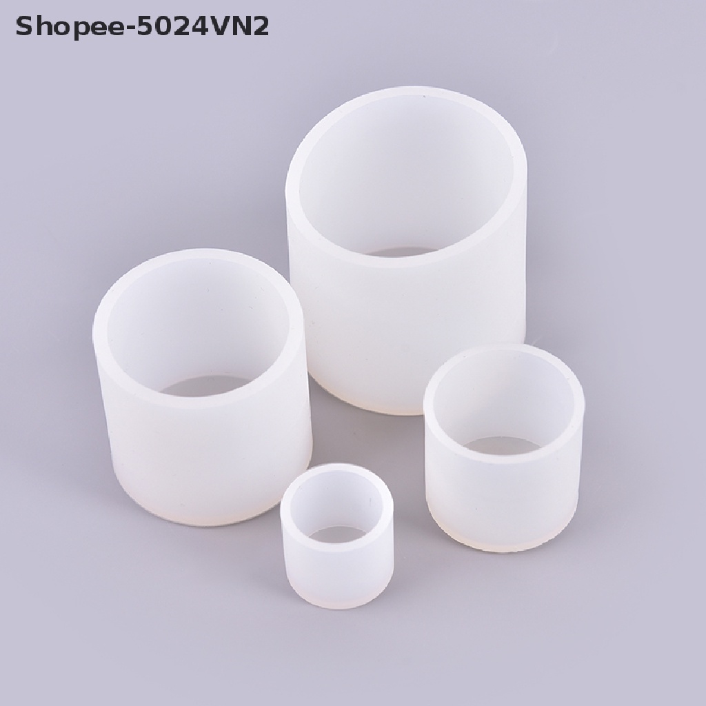 [&amp; Home &amp; living &amp;] Khuôn Silicone Làm Nến Sáp Thủ Công Hình Trụ Nhỏ