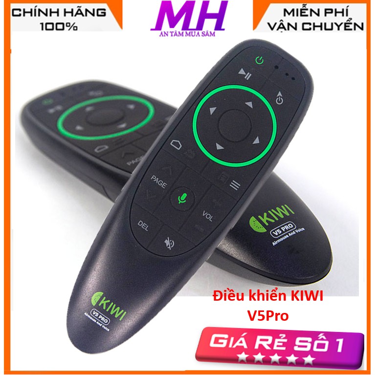Điều khiển Cho Các loại Tivi Box Vinabox , kiwi box , mytv net, tích hợp giọng nói, điều khiển bay - hàng chính hãng