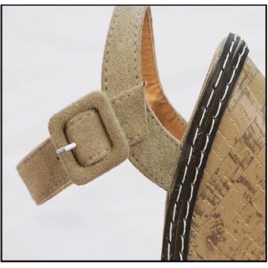[HÀNG SẴN KHO]Giày đế xuồng giày Chuộng SIÊU NHẸ VÂN GỖ họa tiết quai đan chéo, đế vân gỗ đúc nguyên khối Hàn Quốc 9cm