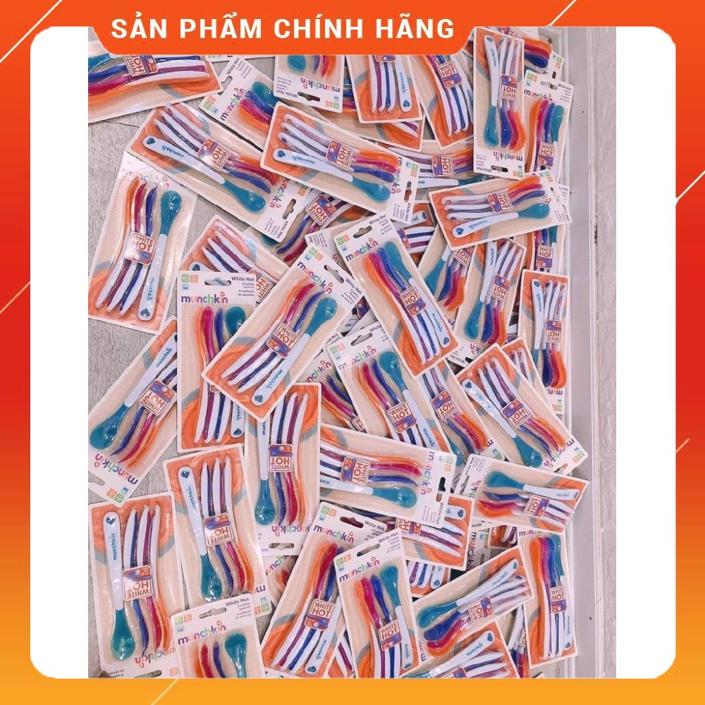 Thìa ăn dặm báo nóng Munchkin Mỹ