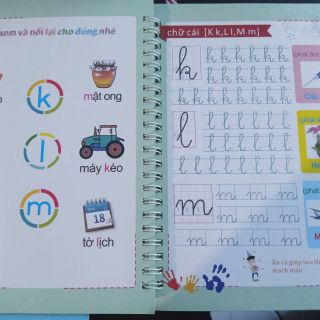 Combo 30 bộ sản phẩm luyện chữ dành cho bé