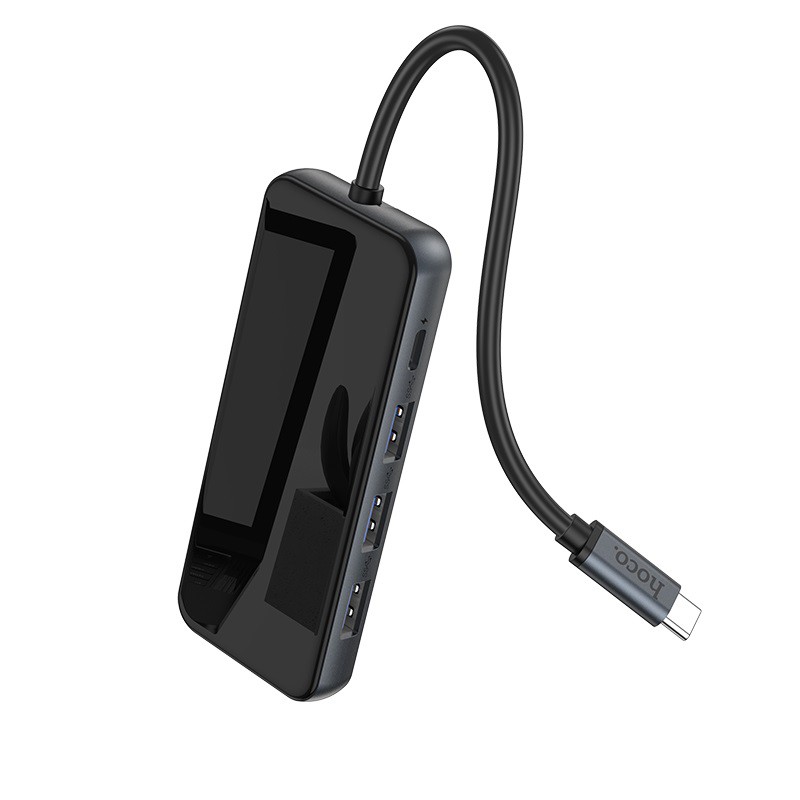 Bộ chuyển chuyển đổi đa năng từ Type-c sang USB 3.0 , HDMI , PD Hoco HB15