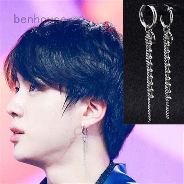 Bông tai dạng tròn phong cách KPOP BTS