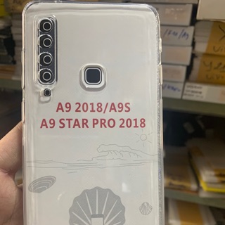 Ốp lưng samsung A9 (2018) dẻo trong bảo vệ camera