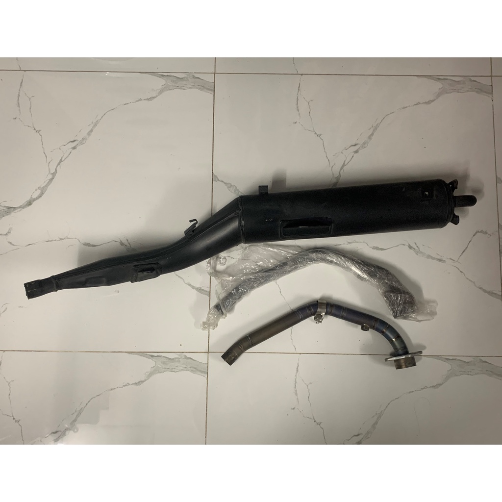 Pô Zin HONDA Winner V1 gắn cổ Titanium kèm cổ zin (Hàng tháo xe)