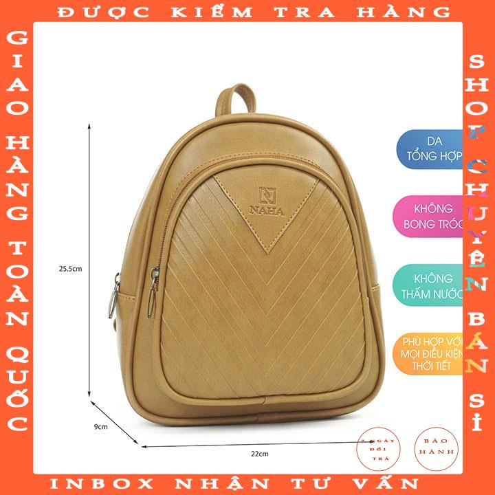 Balo nữ thời trang NAHA nhiều màu , phong cách trẻ trung hiện đại bảo hành 1 năm. Mã SP: BL27 - tichchua