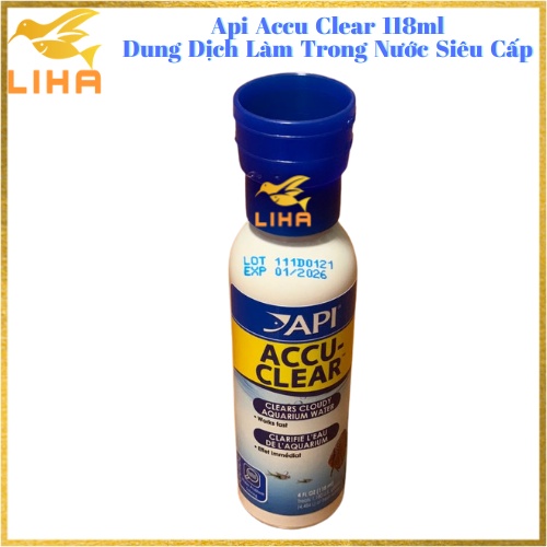 Api Accu Clear - Dung Dịch Làm Trong Nước Siêu Cấp