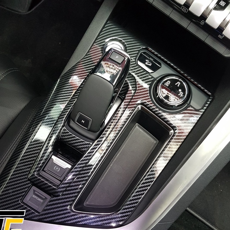 Ốp nội thất Carbon xe Peugeot 3008, 5008 - 5 Chi tiết vân cacbon cao cấp