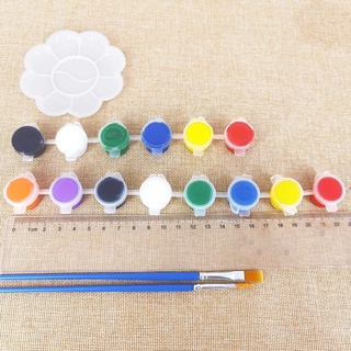 Vỉ màu 5ml kèm cọ vẽ