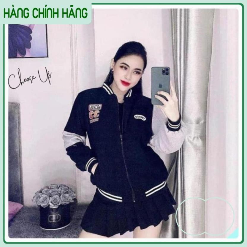 ÁO KHOÁC BOMBER NHUNG TĂM THÊU 33 NỮ  Choose Us | BigBuy360 - bigbuy360.vn